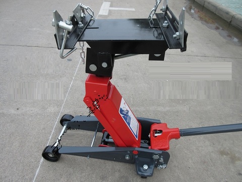 0.5T--3T Lower transmission hydraulic jack, engine holder tray, low delivery device, multi-function removable Tire Repair Tool ► Photo 1/1