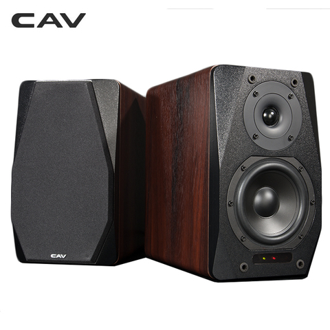 CAV FD-20 Bookshelf Speaker 2.0 Bluetooth Speaker Sound System Wood Music Speakers For Computer Column Soundbar 5.25Inch Newest ► Photo 1/6