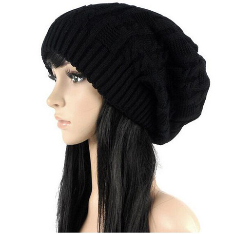 Sell Like Hot Cakes Fashion Caps Warm Autumn Winter Knitted Hats For Women Stripes Double-deck Skullies Men's Beanies 6 Colors ► Photo 1/6