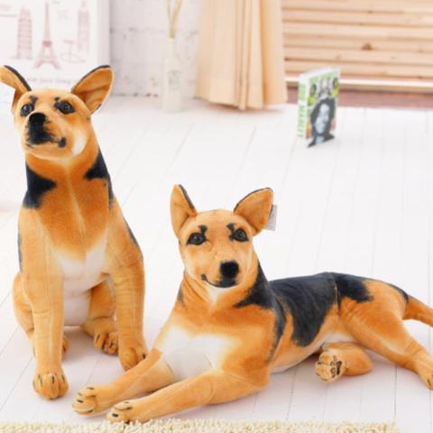 Giant Plush Dog Toy Realistic Stuffed Animals German Dog Shepherd Dog Plush Toys Gift For Children ► Photo 1/5