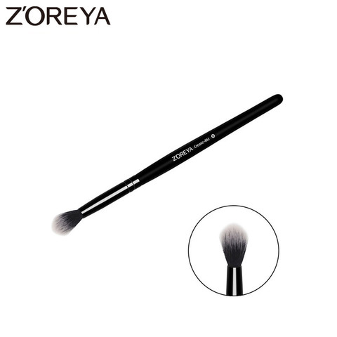 ZOREYA Brand Professional Black Crease Make Up Brushes Fine Synthetic Fibers With Wooden Handle Beauty Face Makeup Tools ► Photo 1/6