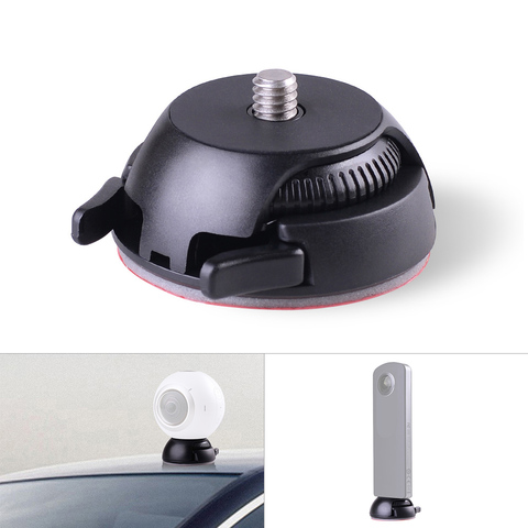 Quick Release Mount Holder with Buckle+Flat Curved Base Adhesive Tape for Samsung Gear 360 Camera for Ricoh Theta S/SC/M15 ► Photo 1/6