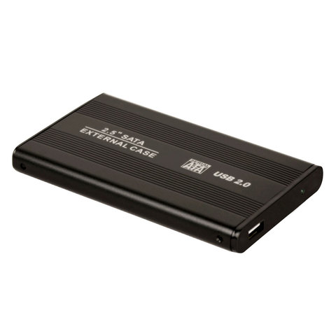 Aluminum Metal External HDD Caddy 2.5 inch SATA External Case USB 2.0 HDD Hard Drive Case ► Photo 1/6