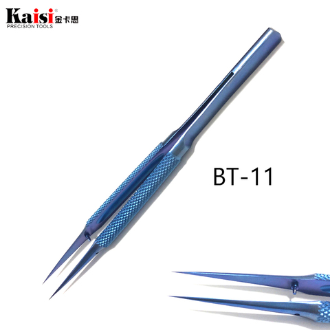 Titanium alloy tweezers professional maintenance tool 0.15mm edge precision fingerprint tweezers Apple main board copper wire ► Photo 1/1