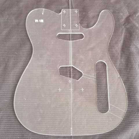 TL Style Electric Guitar Body Transparent Acrylic Template Guitar Making Molds For Luthier Guitar Repair Division ► Photo 1/1