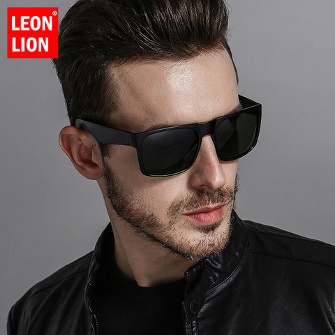 LeonLion 2022 New Polarized Driving Sunglasses Men Vintage Classic Eyewear Outdoor UV400 Street Beat Oculos De Sol Gafas ► Photo 1/6