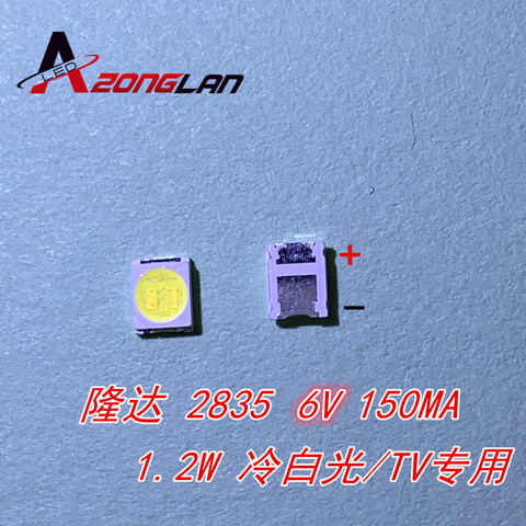 200PCS Original LEXTAR 2835 3528 1210 6V 2W SMD LED For Repair TV Backlight Cold white LCD Backlight LED ► Photo 1/2
