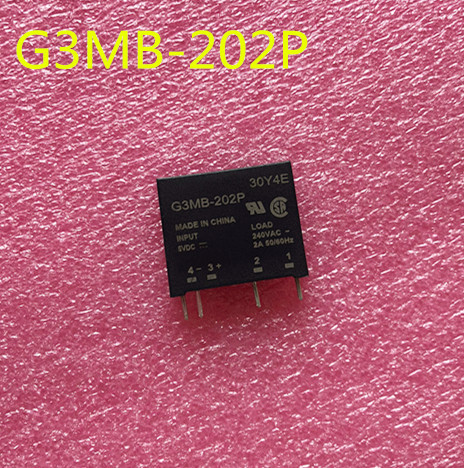 Solid state relay G3MB-202P-5VDC G3MB-202P-5V G3MB-202P DC-AC PCB SSR In 5VDC,Out 240V AC 2A ► Photo 1/1