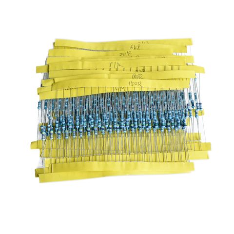 New 600pcs 1/4W 30 kinds resistance metal film resistors 1% accuracy,precision metal resistance common used,fress shipping ► Photo 1/1