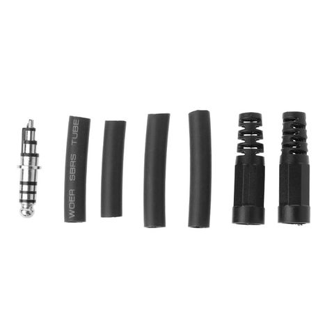Buy Online 1set Diy Helicopter Plug Headset Adapter Replacement U 174 U Type Male Female Connector Jack For David Clark Military Helicopter Alitools