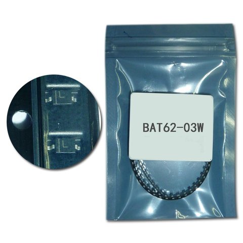 10pcs/lot BAT62-03W Schottky Barrier Diodes 40V 20mA 580mV/0.58V SOD323/SC-76/USC/0805 marking L Low barrier diode for detectors ► Photo 1/1
