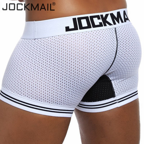 JOCKMAIL Brand Underwear Boxer Men Breathable Mesh Men's Boxers Male Underpants Sexy Panties Cotton Mens Bodysuit Trunks Pant ► Photo 1/6