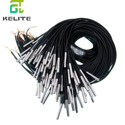 20pcs/lot Stainless steel package Waterproof DS18b20 temperature probe temperature sensor 18B20 ► Photo 1/6