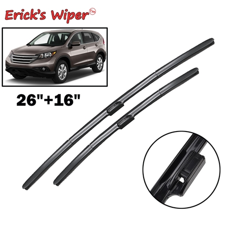 Erick's Wiper LHD Front Wiper Blades For Honda CRV CR-V MK4 2012 - 2016 Windshield Windscreen Front Window 26
