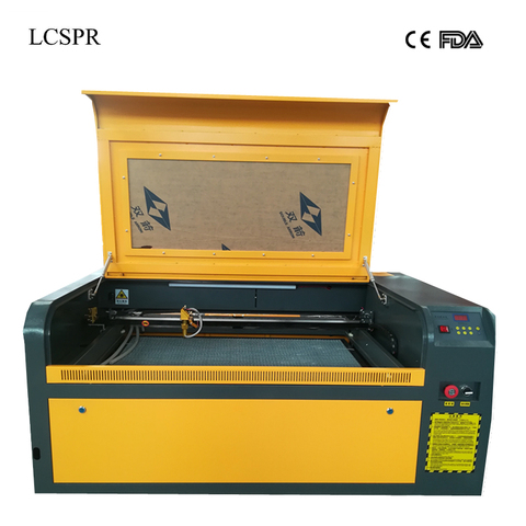 6090 laser cutting machine CO2 100W laser engraving machine with 600*900mm working table cnc laser engraver and cutter machine ► Photo 1/1