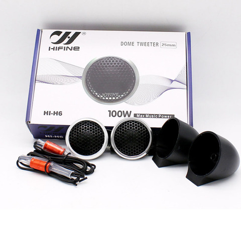 High Quality 100W Car Speaker Dome Tweeter Treble Head Loud Speakers Music Stereo Modified ► Photo 1/6