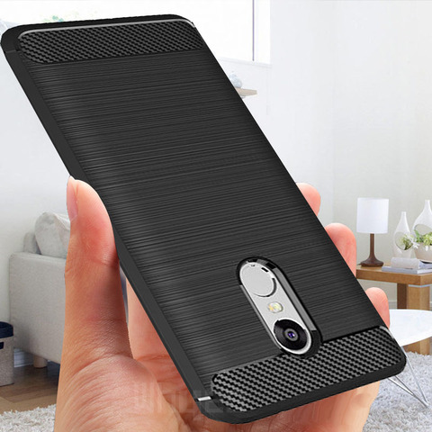For Xiaomi Redmi Note 4X Case Note 4 Silicone Carbon Fiber ShockProof Fitted Soft TPU Case For Xiaomi Redmi Note 4X Note 4 Cover ► Photo 1/6