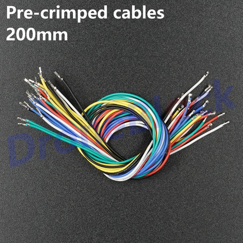 24Pcs JST GH 1.25 Pre-crimped Cables 6 colors Pixhawk2 Pixhack Pixracer Pixhawk4 PXFmini GPS Telemetry OSD Silicone Wire 200mm ► Photo 1/4