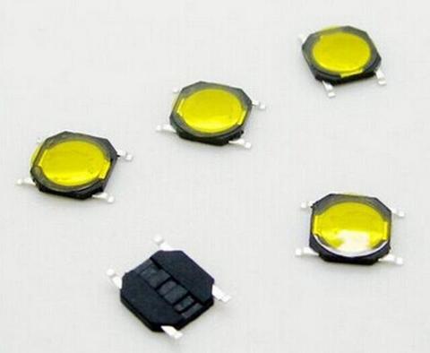  100Pcs 4.5*4.5*0.55mm 4.5x4.5x 0.55MM 4X4X0.5mm Tactile Push Button Switch Tact 4 Pin Switch Micro Switch SMD ► Photo 1/1