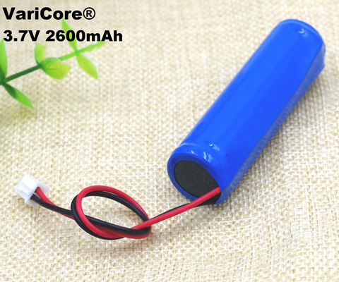 1PCS VariCore 3.7V/ 4.2V 2600 mAh 18650 lithium-ion Rechargeable Battery Pack Negative wire+PCB For Vacuum cleaner / Sweeper ues ► Photo 1/2