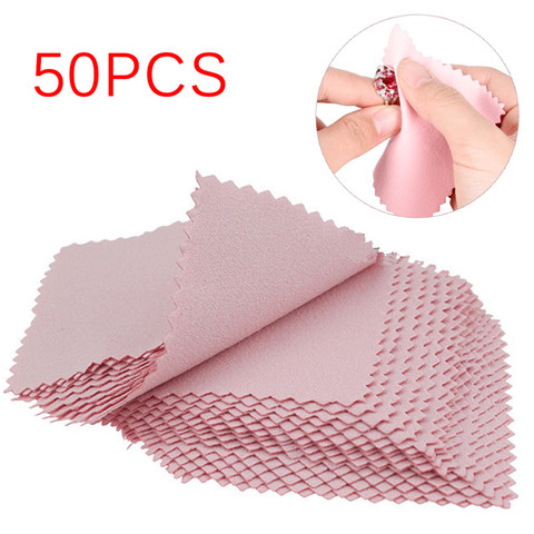 50pcs/Pack  Polish Cleaning Polishing Cloth With Package Cleaning Cloth Wiping Cloth Of  Jewelry ► Photo 1/6