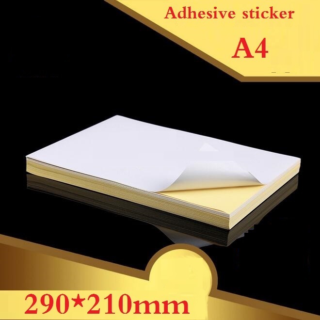 A4 Blank Waterproof Sticker Paper Matte White Vinyl Label SPECIAL for  Inkjet Printer