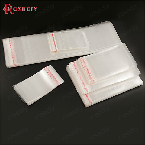 100PCS 7x4CM 7x5CM 9x5CM 11x6CM 11x8CM 20x6CM Transparent Plastics Packing Bags Diy Jewelry Findings Accessories Wholesale ► Photo 1/6