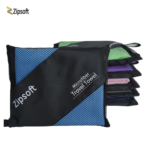 Zipsoft Beach towel for Adult Microfiber towels Quick drying Travel Sports towel Blanket Bath Swimming Pool Camping Christmas ► Photo 1/6