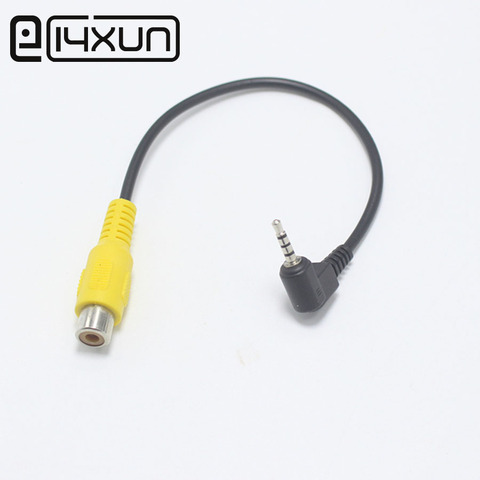 EClyxun 1pcs 2.5mm 4Pole Male Plug to RCA Female jack with 16m Cable for GPS Navigator 2.5 Video Input Reversing AV Cable ► Photo 1/6