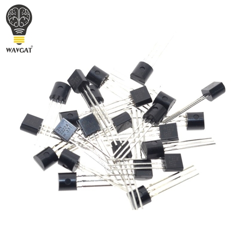 2N2222A Free shipping 100pcs in-line triode transistor NPN switching transistors TO-92 0.6A 30V NPN 2N2222 ► Photo 1/3