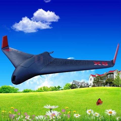 BIG FPV wing SkyWalker 2120mm X8 EPO UAV Flying Wing FPV RC Plane KIT (Black) Remote Control Toy ► Photo 1/4