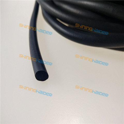 Length 1-50m diameter3-20mm round EPDM rubber foaming sealing strip  O type penetrating car door soundproof sealing strip ► Photo 1/4