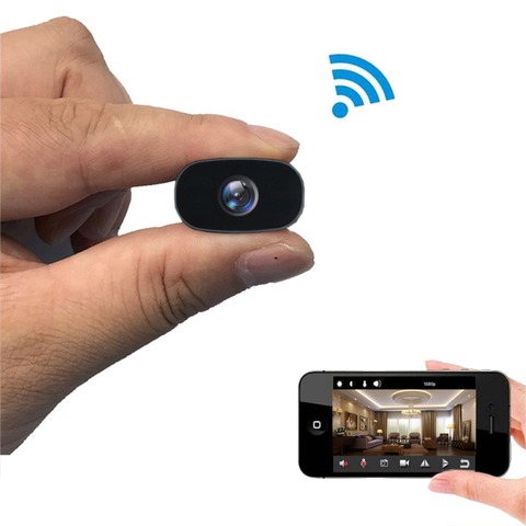 PNZEO W2 Mini Camera 1080P HD Wireless WiFi Remote Monitor Camera Tiny IP Camera Video Recorder Motion-Detectio(Hidden) ► Photo 1/6