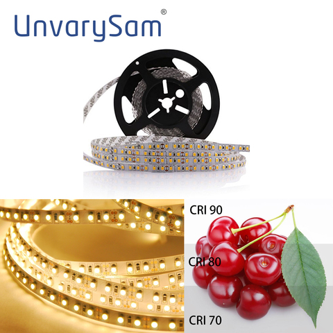 DC12V 5Meter  CRI>90 LED Tape SMD3528 600LED 256LM/ft High Color Rendering Index CRI90 Flexible LED Strips ► Photo 1/1