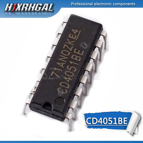 10pcs CD4051BE DIP16 CD4051 DIP 4051 ► Photo 1/1