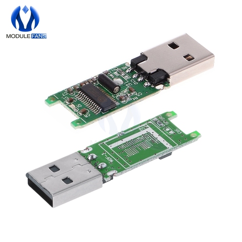 USB 2.0 eMMC Adapter eMCP 162 186 PCB Main Board Module Without Flash Memory eMMC Adapter With Shell Case Box ► Photo 1/6