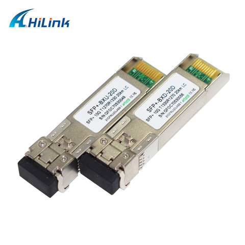 Free Shipping !!! Strong Compatibility Mini GBIC 20km/40km/60km 10G WDM BIDI SFP 1270nm/1330nm DOM LC Connector ► Photo 1/5