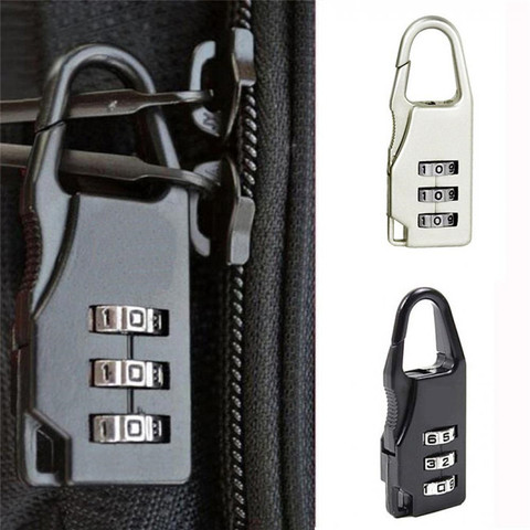 High Quality Small Chic Padlock Practical Suitcase Luggage Security Password Lock 3 Digit Combination Travel Accessories ► Photo 1/4