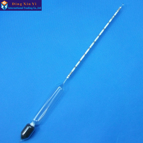 2PCS/lot 1.1-1.2/m3 glass hydrometers chemical laboratory glass Densitometers liquid hydrometer densimeter Density Meter ► Photo 1/1