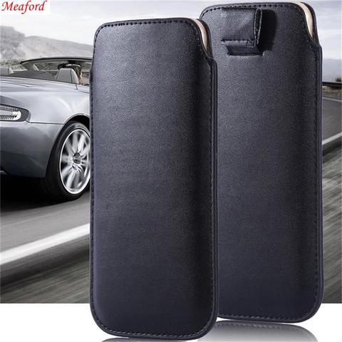 Leather case for iPhone 11 pro XS Max XR X 8 7 plus 6 6s plus SE case Phone Cover Pouch bag coque For Apple iphone SE 2022 Case ► Photo 1/6