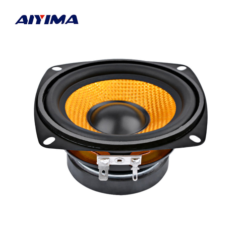 AIYIMA 1Pc 4Inch Audio Portable Speaker 4 Ohm 15W Bass Speaker DIY Professional Multimedia Subwoofer Speakers For Sound System ► Photo 1/6