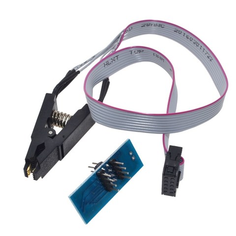 Best Price SOIC8 SOP8 Flash Chip IC Test Clips Socket Adpter BIOS/24/25/93 Programmer on USB Programmer TL866CS TL866A EZP ► Photo 1/6