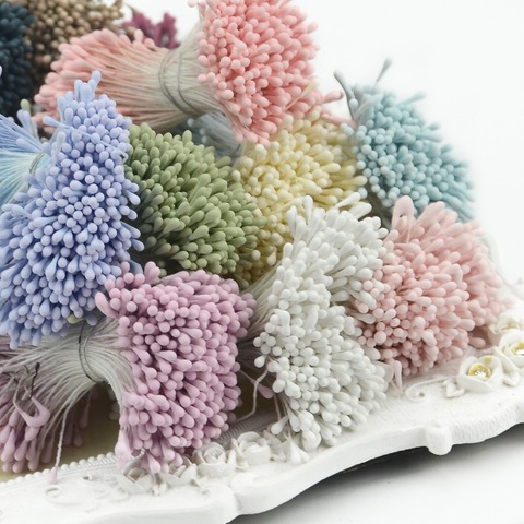400pcs 5mm Mini Stamen Matte Handmade Artificial Flowers For Wedding Party Home Decoration DIY Flower Garland Craft Accessories ► Photo 1/6
