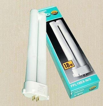 TOSHIBA FPL18EX-N/2 18W CFL compact fluorescent lamp,FPL 18EX-N / 2 daylight 4 pins bulb tube ► Photo 1/1