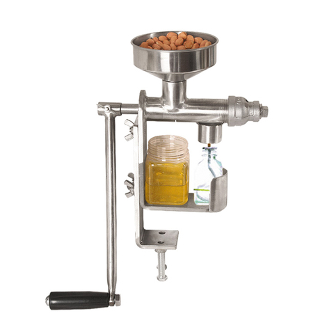 Manual Oil Press Machine Household Oil Extractor Expeller Peanut Nuts Seeds Oil Presser HY-03 ► Photo 1/6