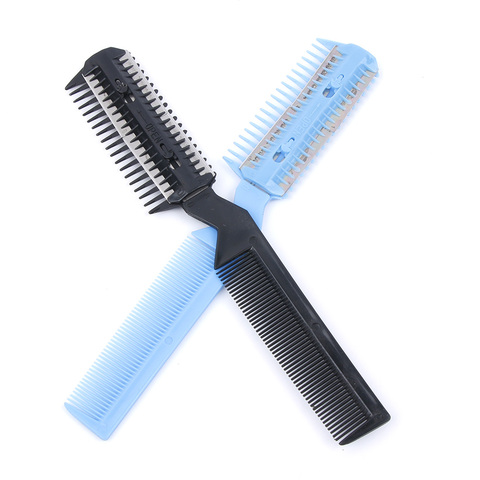 Pet Hair Trimmer Comb Cutting Cut With 2 Blades Grooming Razor Thinning Dog Cat Combs Dog cat Hair Remover hair brush & comb ► Photo 1/6