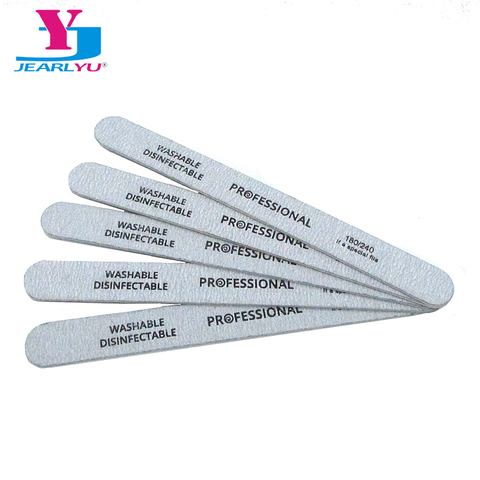 10pcs/lot Nail Files Brush Durable Buffing Grit Sand Fing Nail Art Accessories Professional Grey Sanding Nail Files For Manicure ► Photo 1/6