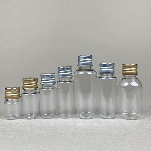 100 x 5ml 8ml 10ml 20ml 30ml Plastic Tube Aluminum Cap Clear Leakproof Sealing Small Empty Medicine Cosmetic Sample PET Bottles ► Photo 1/6