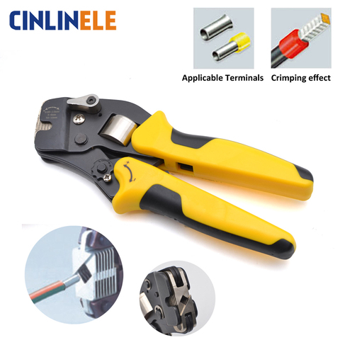 VSC10 16-4 0.08-16mm 40-5AWG Exquisite Package Adjustable Precise Crimp Pliers Tube Terminal Crimping Hand Tool VSC8 6-4 16-4 ► Photo 1/1
