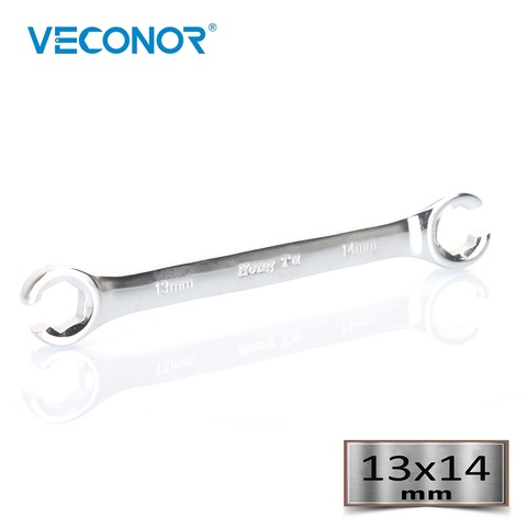 13x14mm Flare Nut Wrench Spanner Broke Moon Shaped Full Polish High Torque Multitool For Driving Oil Pipe Screws ► Photo 1/6